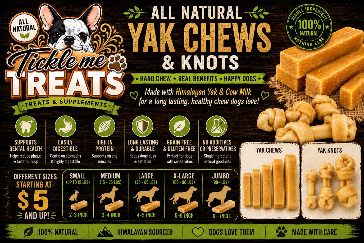 Yak Chews & Knots